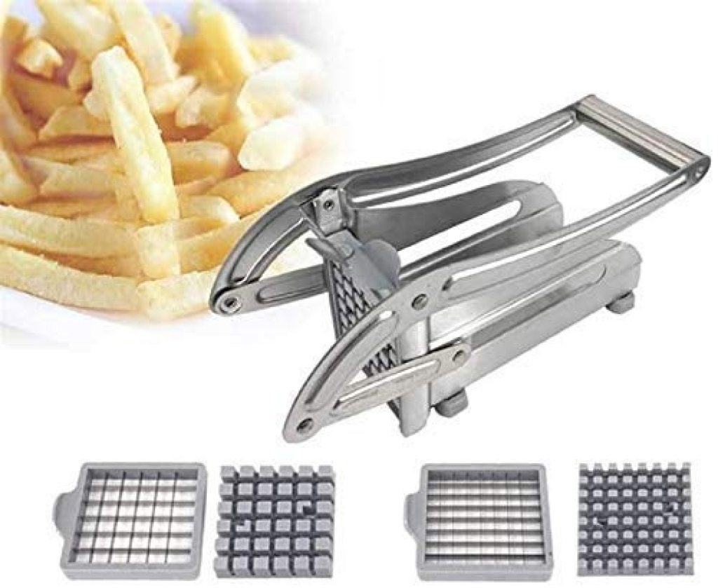 Stainless Steel French Fries Chips Cutter SS Potato Chipper Kitchenware